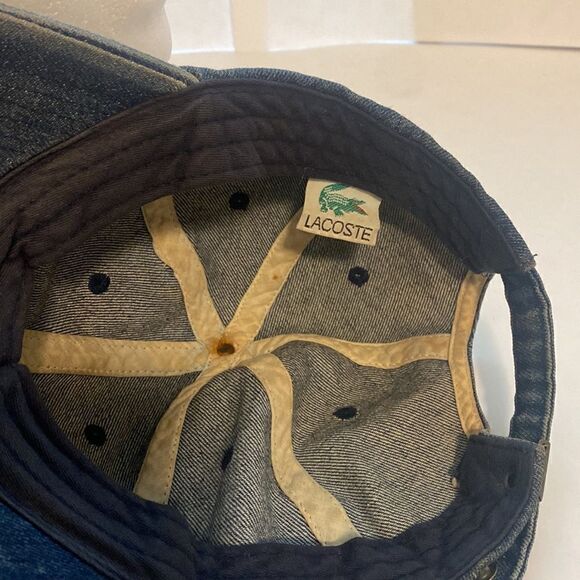 Y2K Lacoste denim hat - Picture 5 of 5